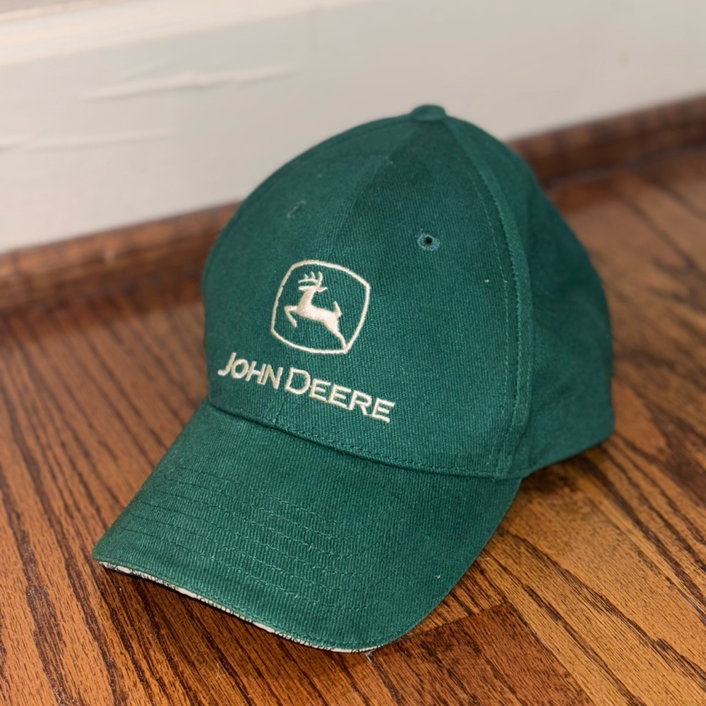 John Deere Logo Green/White Hat